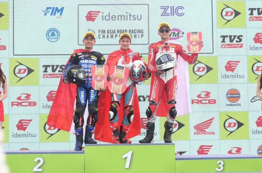  Manfaatkan Kekuatan CBR250RR, Pebalap Astra Honda Kibarkan Merah Putih di ARRC China