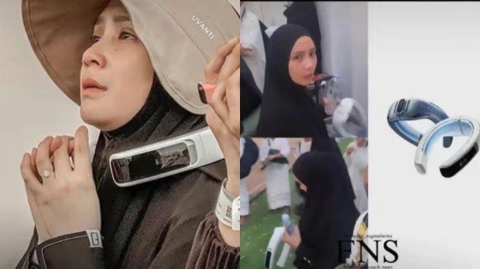  Nagita Slavina Beli Kipas Portable Seharga AC Rumah saat Ibadah Haji di Mekkah