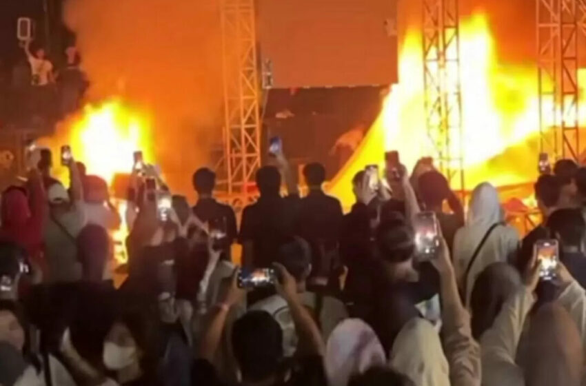  Kerusuhan di Konser TNG Lenfest 2024, Panggung Dibakar dan Alat Musik Dijarah