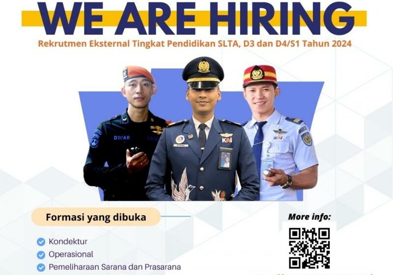  Kesempatan Karier di PT Kereta Api Indonesia, Daftarkan Dirimu Sekarang!
