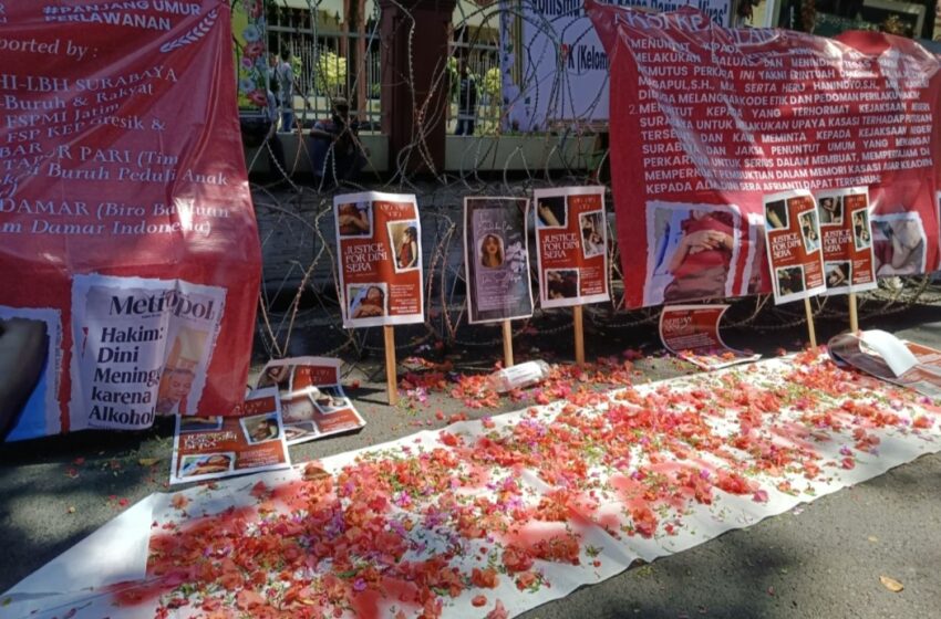  Vonis Bebas Gregorius Ronald Tannur, Aksi Demo di Depan Pengadilan Negeri Surabaya