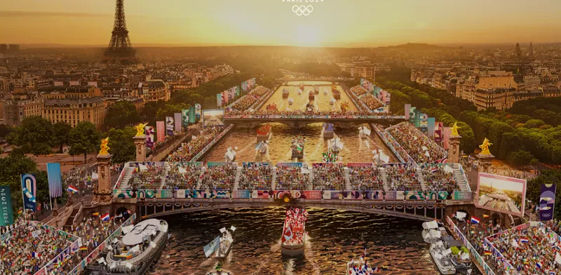  Pembukaan Olimpiade Paris 2024, Pertunjukan Menakjubkan di Sungai Seine