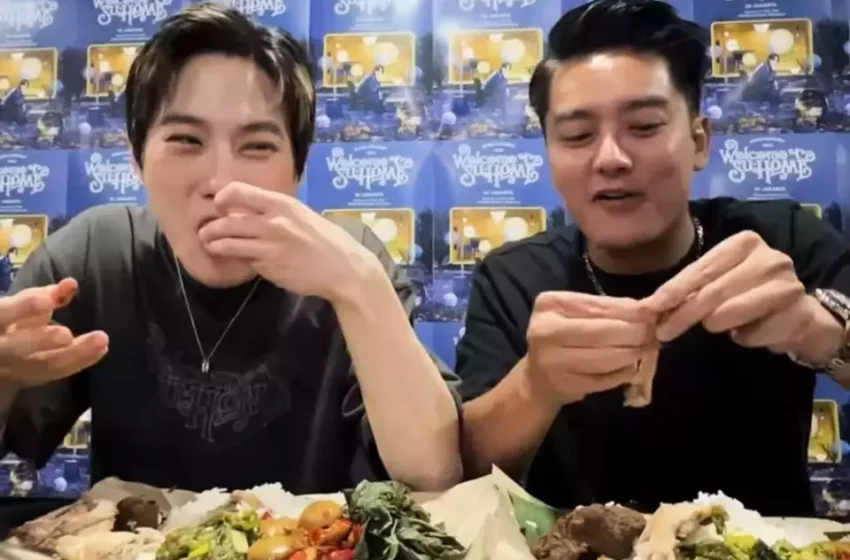  Suho EXO  Mukbang Nasi Padang Bersama Boy William