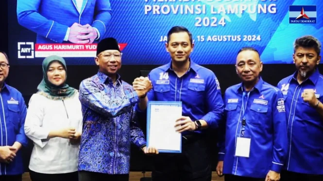  Iyay Mirza Resmi Terima Dukungan Demokrat untuk Maju di Pilgub Lampung 2024