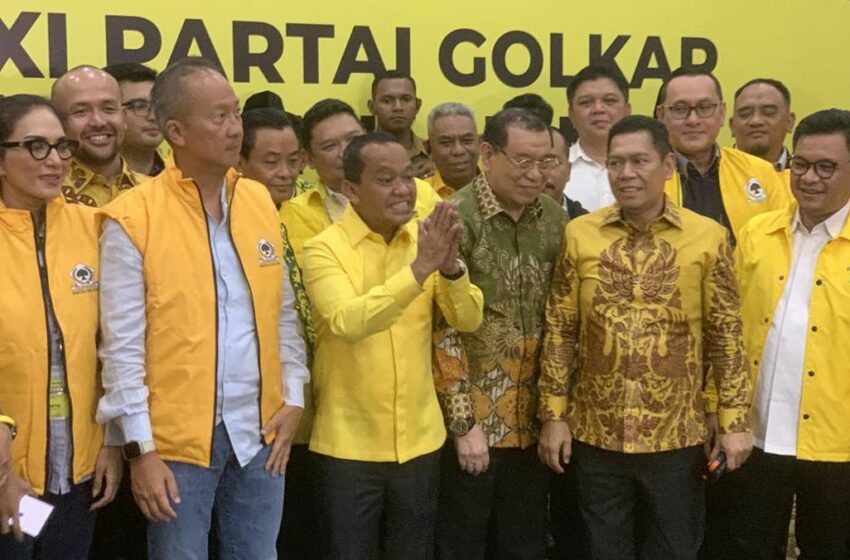  Bahlil Lahadalia Daftar sebagai Calon Ketua Umum Golkar