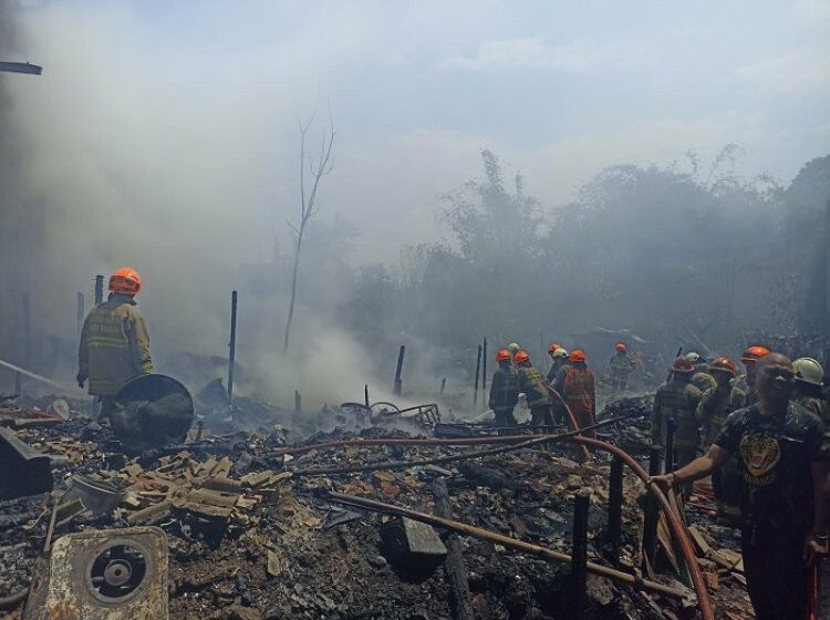  Kebakaran Toko Tas dan Sepatu di Cibaduyut, Tidak Ada Korban Jiwa