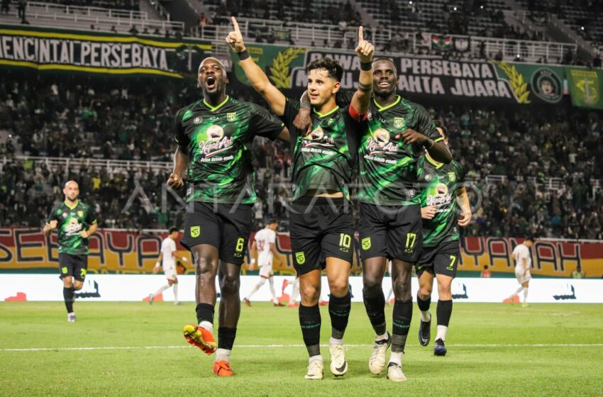  Persebaya Menang 2-0 atas Persik Kediri dalam Laga Uji Coba