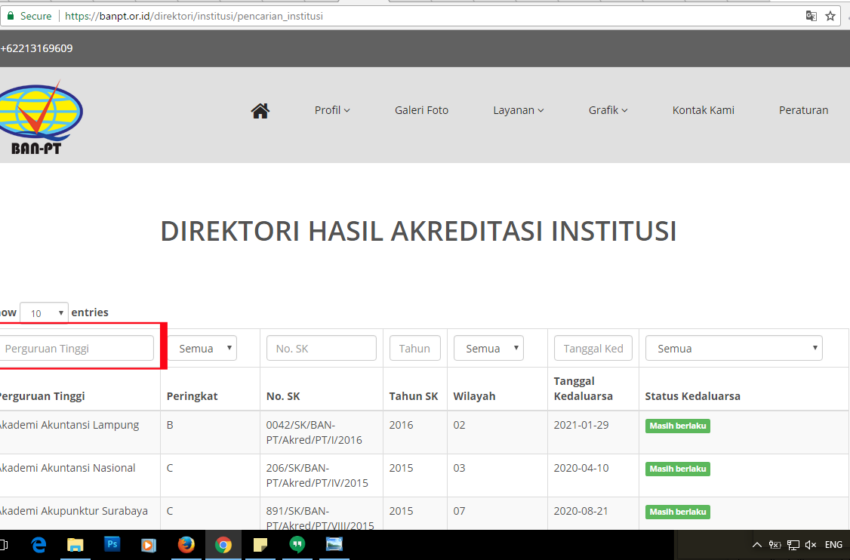  Cara Praktis Cek Akreditasi Kampus dan Prodi