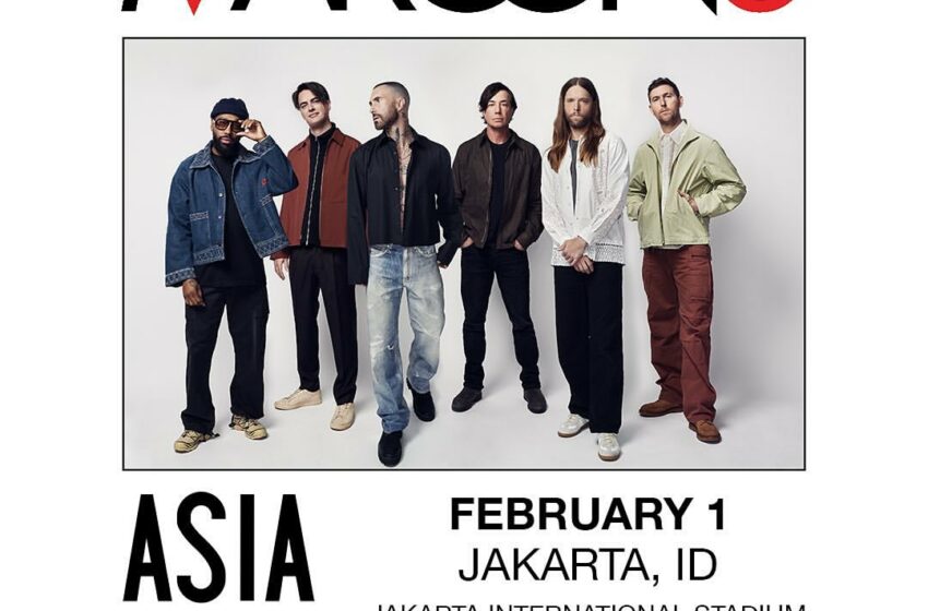  Maroon 5 Akan Gelar Konser di Jakarta pada February 2025