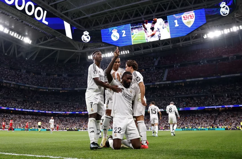  Kemenangan Real Madrid di Liga Champions, Mbappé dan Rüdiger Bersinar