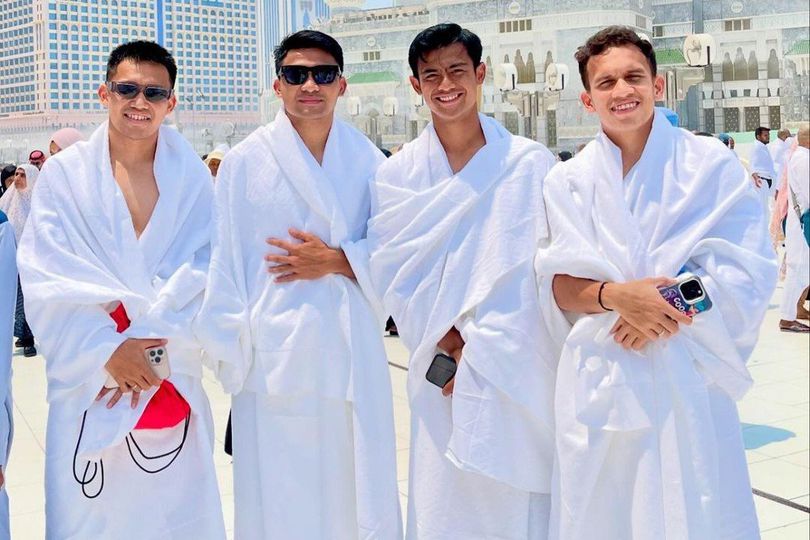  Momen Umrah Skuad Garuda Jelang Lawan Arab Saudi