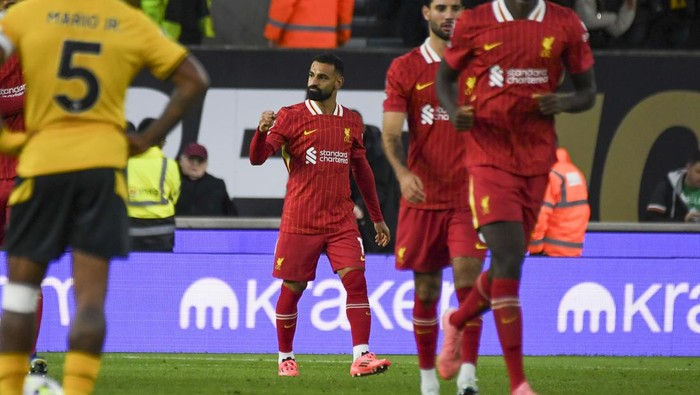  Liverpool Menang Tipis di Kandang Wolverhampton, Salah Penentu Kemenangan