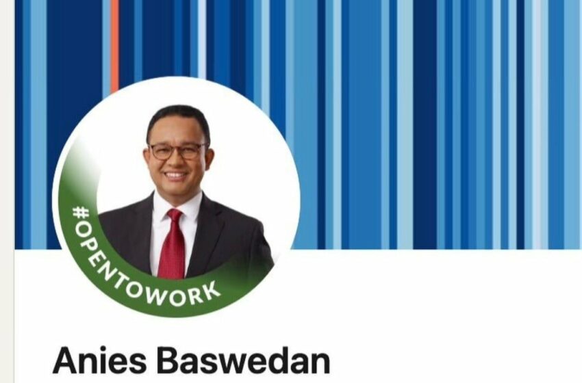  Profil Anies Baswedan di LinkedIn Bikin Netizen Auto-Insecure