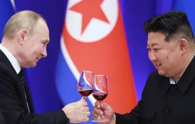  Kim Jong Un Kirim Ucapan Selamat untuk Putin