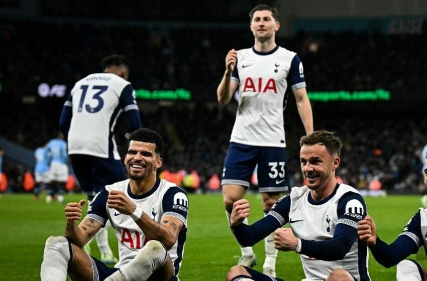  Tottenham Brilian, Remukkan Man City di Etihad