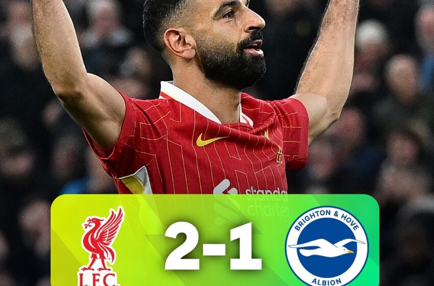  Comeback, Liverpool Puncaki Klasemen Usai Taklukkan Brighton