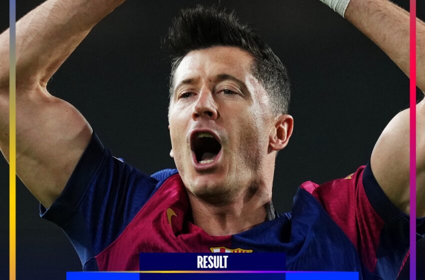  Barca 3-0 Brest, Lewandowski Cetak 100 Gol di Liga Champions