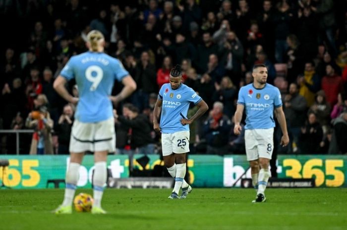  Manchester City Tersungkur, Kalah Mengejutkan dari Bournemouth