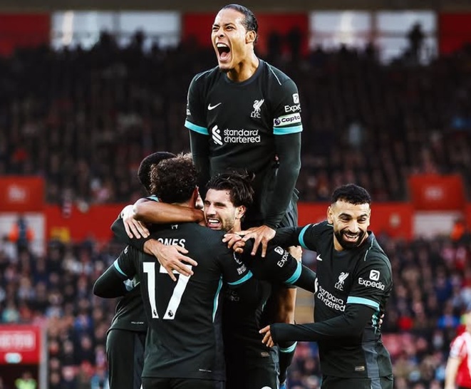  Liverpool Tundukkan Southampton, Epic Comeback Jadi Sorotan