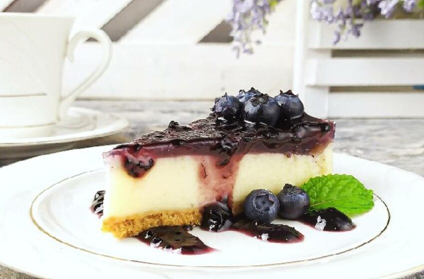  Resep Blueberry Cheesecake tanpa Oven yang Segar