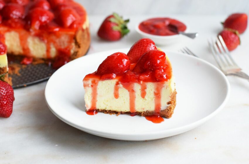  Strawberry Cheesecake tanpa Oven yang Lezat