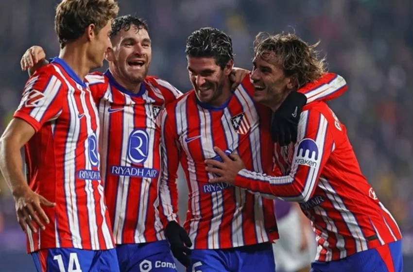  Atletico Madrid Menang Telak 5-0 di Kandang Valladolid