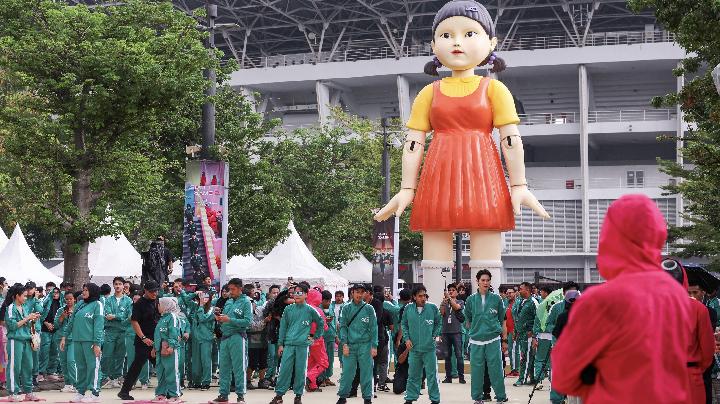  Serunya Tantangan Squid Game di Plaza GBK