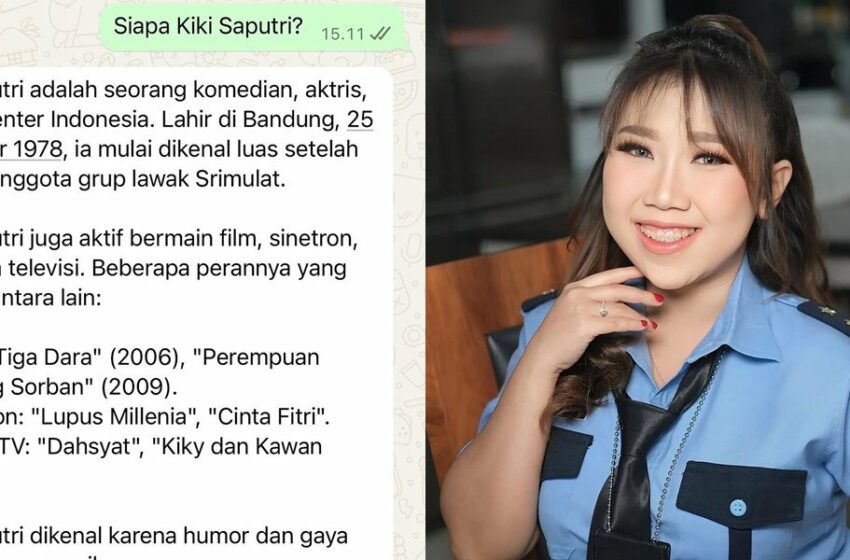  Meta AI Bikin Salah, Obrolan Kiky Saputri Jadi Viral