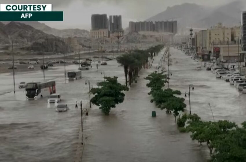  Banjir Besar Landa Makkah, Madinah, dan Jeddah