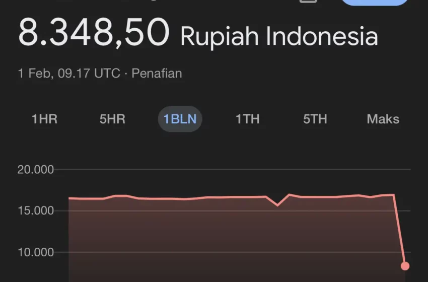  Kesalahan Teknis Rupiah di Google Finance, BI Klarifikasi