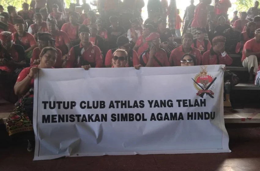  Massa Tuntut Penutupan Atlas Beach Club di Bali