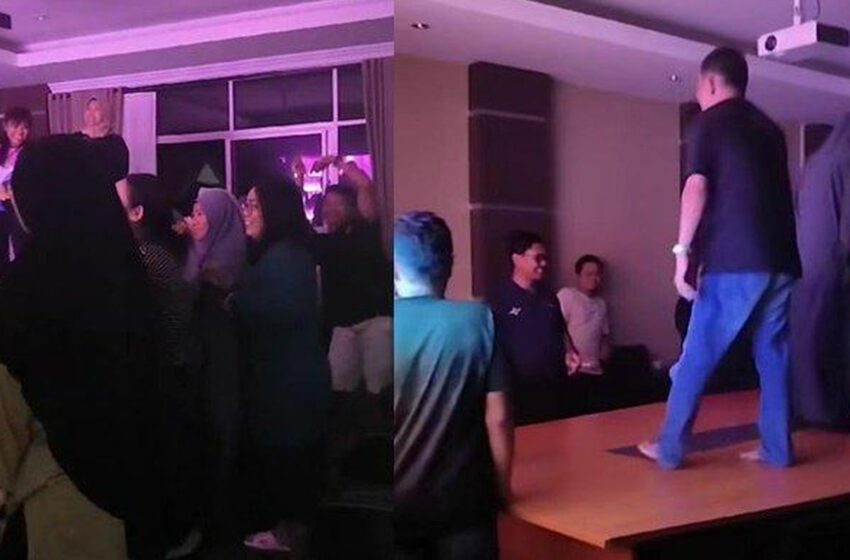  Pegawai PUPR Kutai Timur Joget dan Saweran di Ruang Rapat