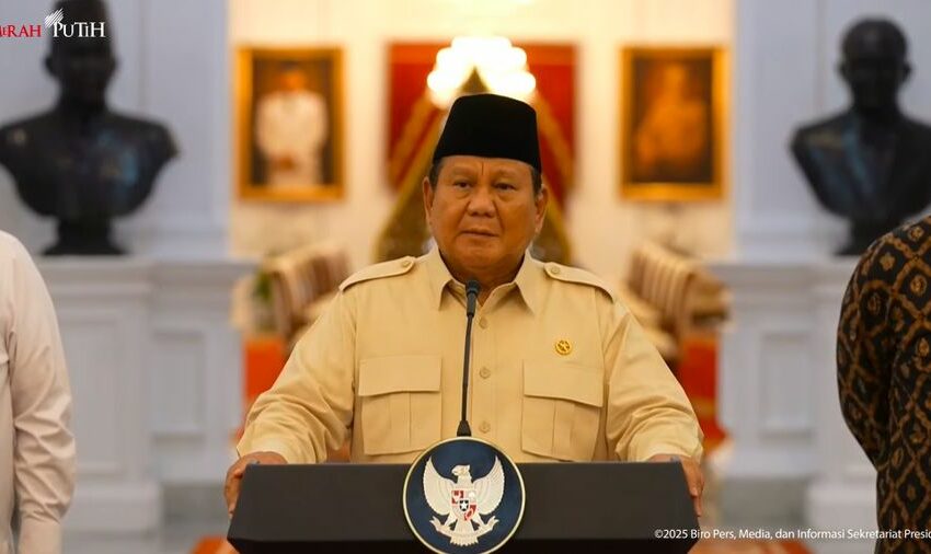  Prabowo Umumkan 8 Kebijakan Dorong Ekonomi 2025