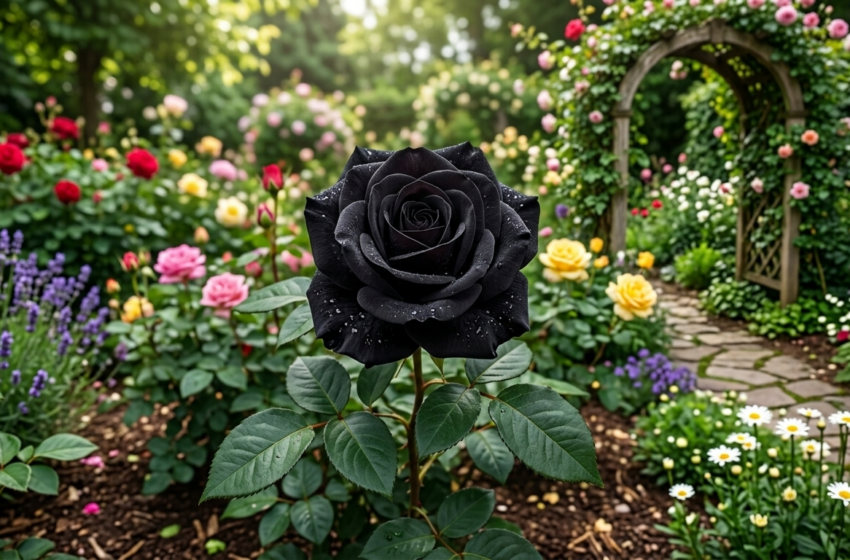  Pesona Dark Aesthetic yang Bikin Kebun Kamu Makin Elegan